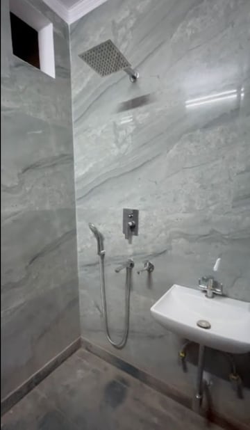 Bathroom in 3 BHK Builder Floor at Mahavir Enclave 1 – for Sale