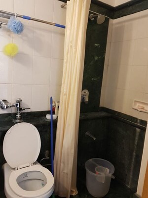 Bathroom in 1 BHK Apartment at Bandra West – for Rent