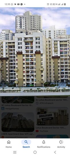 3 BHK + Pooja Room,Servant Room,Study Room Apartment For Rent in 3C Lotus Boulevard
