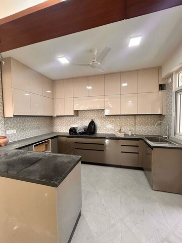 Kitchen in 3 BHK Apartment at Divya Apartment, Raj Nagar – for Sale