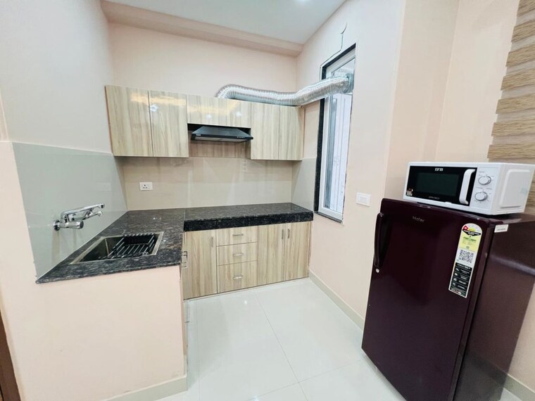 Kitchen, sector 137 1 Bedroom 450 Sq.Ft. Apartment In Sector 137 Noida 9759546