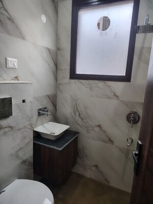 Bathroom in 3 BHK Builder Floor at Dhakoli – for Sale