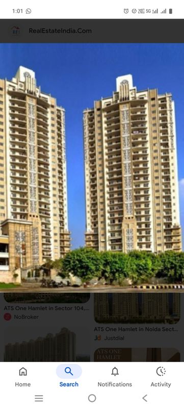 4 BHK + Pooja Room,Servant Room,Study Room 3115 Sq.Ft. Apartment in ATS One Hamlet
