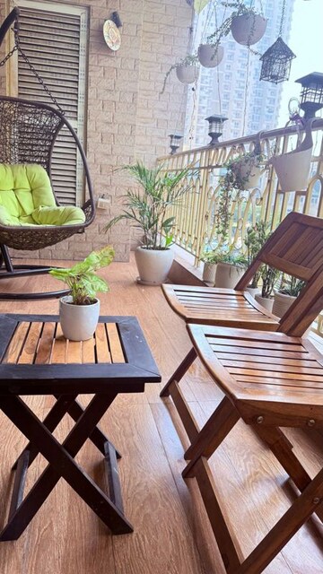 Balcony in 3 BHK Apartment at Mahagun Mirabella, Sector 79 – for Rent