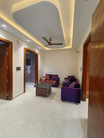 Living Room in 2 BHK Builder Floor at Godrej Retreat, Sector 83 – for Rent