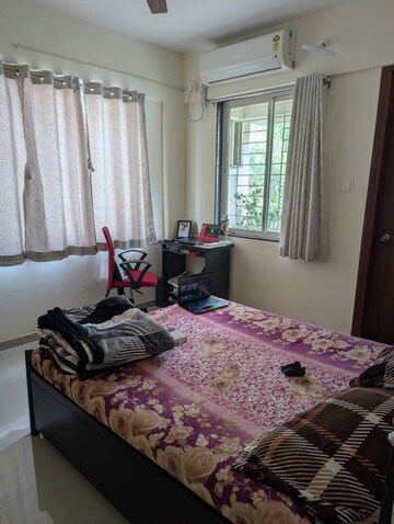 Bedroom in 2 BHK Apartment at Rajyog Vidya Vilas, Bavdhan – for Rent