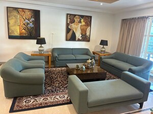 Living Room in 6+ BHK Villa at Juhu Scheme, Juhu – for Sale