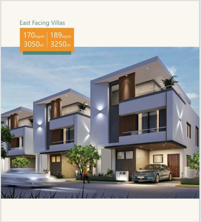 4 BHK + Pooja Room,Servant Room,Study Room,Extra Room Villa For Sale in Avenue Vilasa