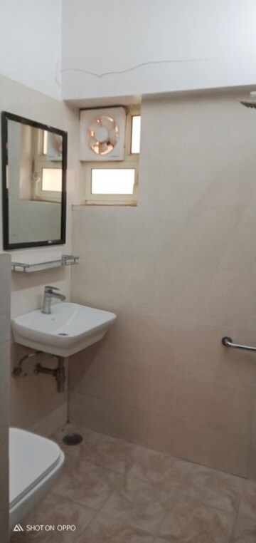 Bathroom in 3 BHK Apartment at Vasant Kunj – for Rent