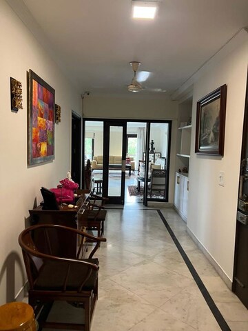 Living Room in 3 BHK Builder Floor at Greater Kailash I – for Sale