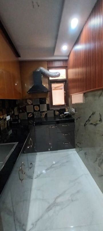 Kitchen in 3 BHK Builder Floor at Greater Kailash I – for Sale