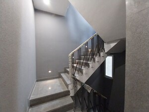 Staircase in 3 BHK Builder Floor at Greater Kailash – for Sale