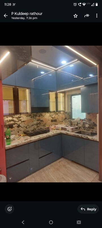 Kitchen in 3 BHK Apartment at Migsun Kiaan, Vasundhara Sector 14 – for Rent