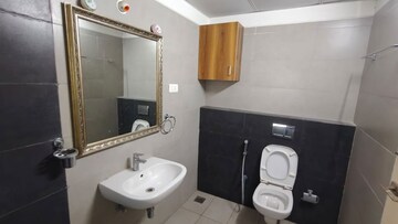 Bathroom in 3 BHK Apartment at Rajapushpa Provincia, Narsingi – for Rent
