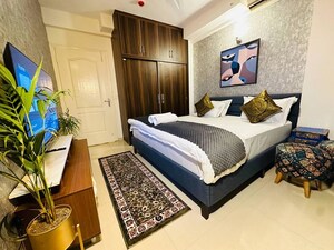 Bedroom in 3 BHK Apartment at Omaxe The Palace, Gomti Nagar – for Rent