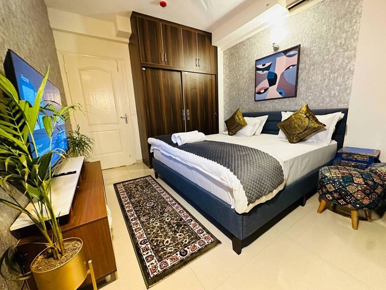Bedroom, omaxe-the-palace 3 Bedroom 1550 Sq.Ft. Apartment In Gomti Nagar Lucknow 9761342