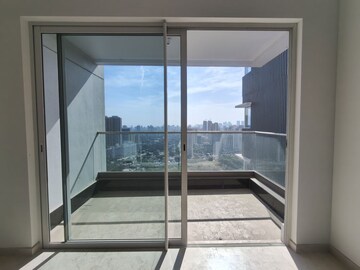 Balcony in 3 BHK Apartment at Courtyard by Narang Realty and The Wadhwa Group, Pokhran Road No Two – for Rent