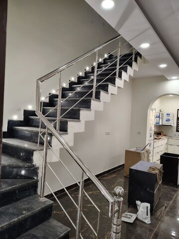 Staircase in 3 BHK Independent House at Dhakoli – for Sale