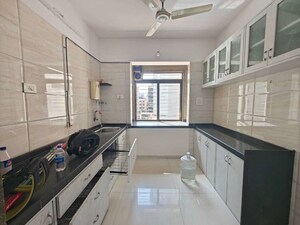 Kitchen in 3 BHK Apartment at Akshar Alvario, Seawoods – for Rent