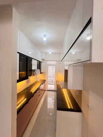 Kitchen in 3.5 BHK Builder Floor at Smart World Gems, Sector 89 – for Rent