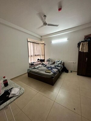 Living Room in 2 BHK Apartment at Bhartiya Nikoo Homes, Thanisandra Main Road – for Rent