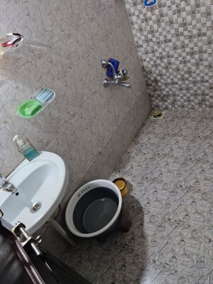 Bathroom in 2 BHK Apartment at Wadgaon Sheri – for Rent