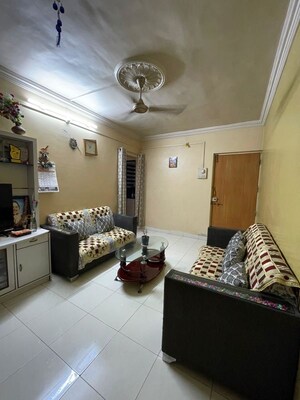 Living Room in 2 BHK Apartment at Wadgaon Sheri – for Rent