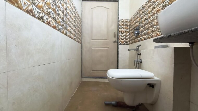 Bathroom, rattan-icon 2.5 Bedroom 1500 Sq.Ft. Apartment In Seawoods Sector 50 Navi Mumbai 9008283
