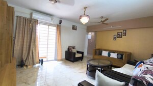 Living Room in 2.5 BHK Apartment at Rattan Icon, Seawoods Sector 50 – for Rent