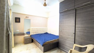 Bedroom in 2.5 BHK Apartment at Rattan Icon, Seawoods Sector 50 – for Rent