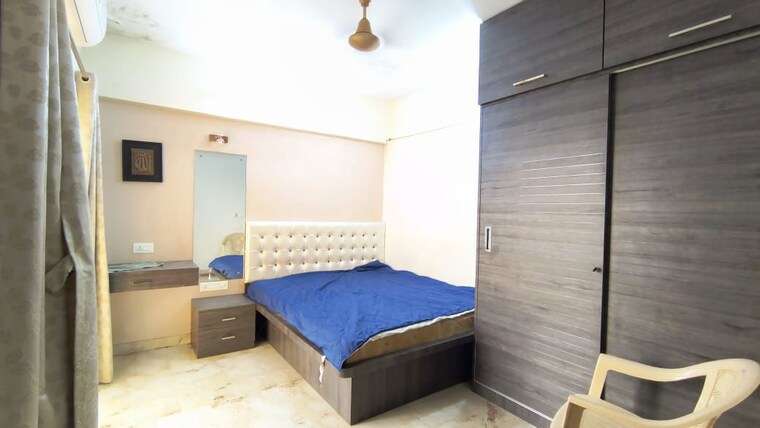 Bedroom, rattan-icon 2.5 Bedroom 1500 Sq.Ft. Apartment In Seawoods Sector 50 Navi Mumbai 9008283