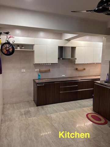 Kitchen in 3 BHK Apartment at Hiranandani Meadows, Manpada – for Rent