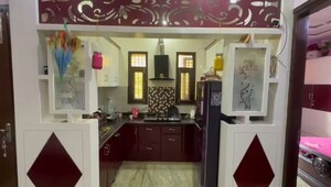 Kitchen in 3 BHK Builder Floor at Rohini Sector 24 – for Rent