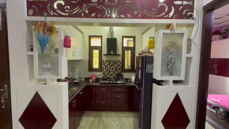 Kitchen, rohini sector 24 3 Bedroom 790 Sq.Ft. Builder Floor In Rohini Sector 24 Delhi 9762705