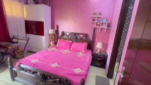 Bedroom in 3 BHK Builder Floor at Rohini Sector 24 – for Rent