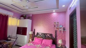 Bedroom in 3 BHK Builder Floor at Rohini Sector 24 – for Rent