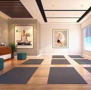 Building Lobby in 1 BHK Apartment at Vraj One, Dhakoji Sethpada – for Rent