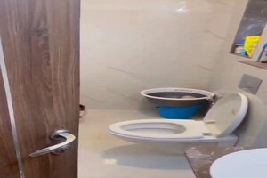 Bathroom in 2 BHK Apartment at Aadi Allure, Kanjurmarg East – for Rent