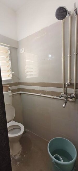 Bathroom in 1 BHK Apartment at Shyam Saran Society, Koregaon Park – for Rent