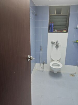 Bathroom in 3 BHK Apartment at Sterling Court, Andheri East – for Rent