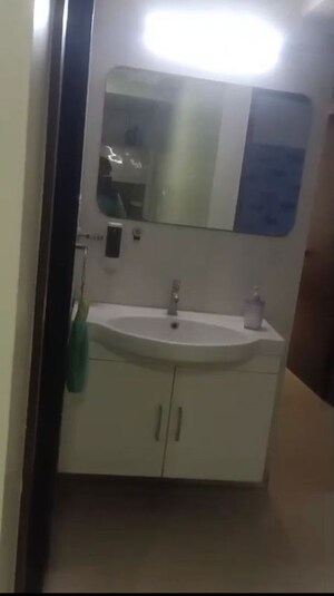 Bathroom in 3 BHK Apartment at Kumar Padmalaya, Aundh – for Rent