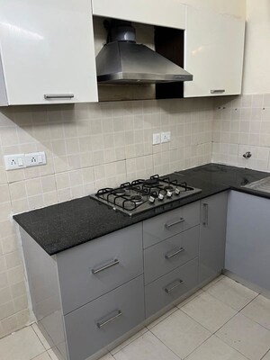 Kitchen in 3 BHK Builder Floor at Ansal API Esencia, Sector 67 – for Rent