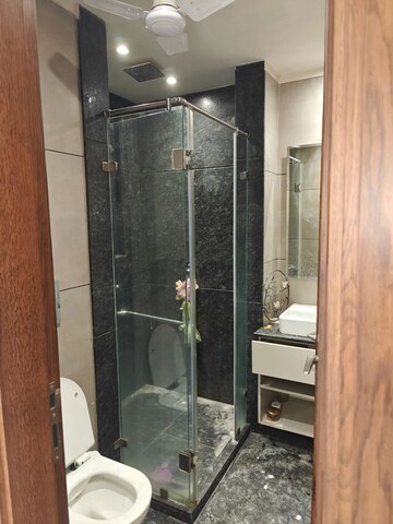 Bathroom in 4 BHK Builder Floor at Sheikh Sarai – for Rent