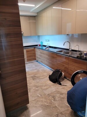 Kitchen in 3 BHK Apartment at DLF The Crest, Sector 54 – for Rent