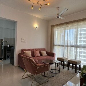 Living Room in 1.5 BHK Apartment at Lodha Palava Downtown, Taloja Bypass Road – for Sale