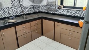 Kitchen in 3 BHK Apartment at Samata Nagar CHS, Thane West – for Rent