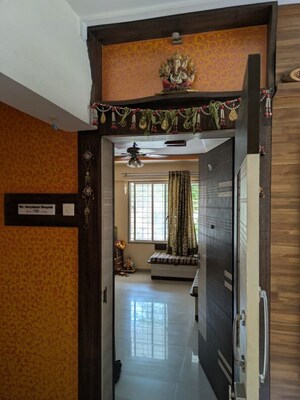 Kitchen in 1 BHK Apartment at Vishal Leela Residency, Kharadi – for Rent