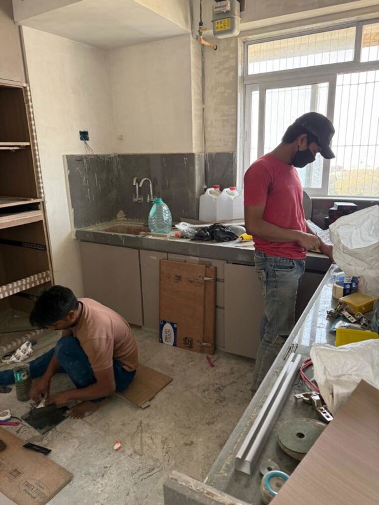 Kitchen, mahim 3 Bedroom 1450 Sq.Ft. Apartment In Mahim Mumbai 9764075