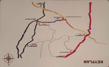  Plot – Map Location View at City Green, Tirukkalukkunram - for Sale