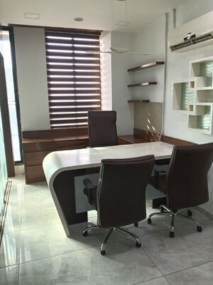 Team Area in  Office Space at Iscon Elegance, Prahlad Nagar – for Rent